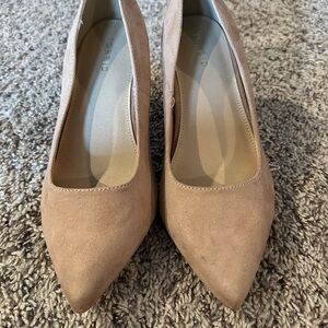 Torrid Women's Beige Suede Heels